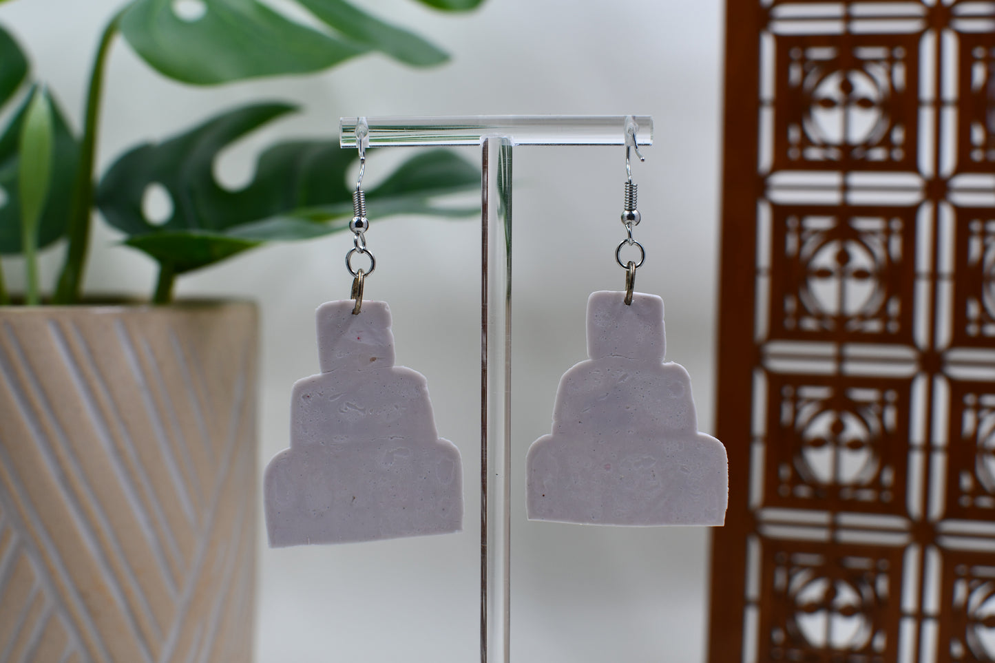 Red Era Music Video Cake Dangle Earrings