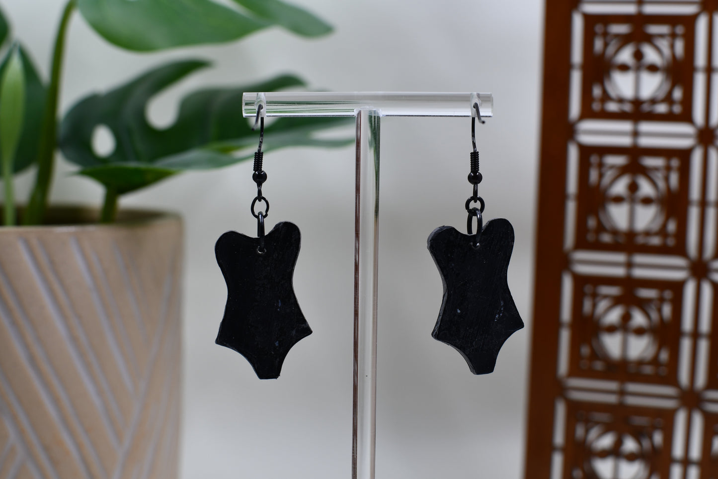 Blue Era Jeweled Bodysuit Dangle Earrings