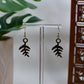 Gold Branch Dangle Earrings