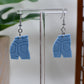 Light Wash Mom Jeans Butt Dangle Earrings