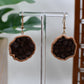 Pecan Pie Dangle Earrings