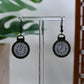 Blue Era It's a Clock Dangle Earrings