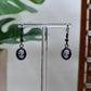 White Era Mini Cameo Silhouette Dangle Earrings