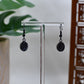 White Era Mini Cameo Silhouette Dangle Earrings