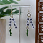 White Era Down Bad Bracelet Earrings with Green Alien