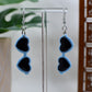 Light Blue Era Heart-Shaped Sunglasses Dangle Earrings