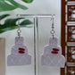 Red Era Music Video Cake Dangle Earrings