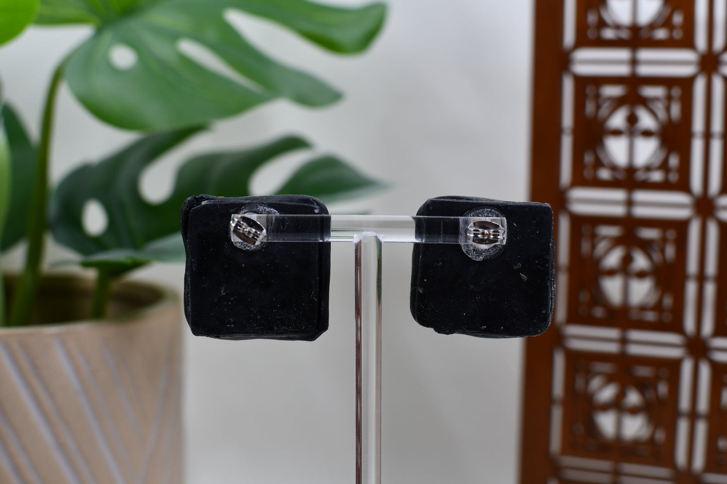 Box of Halloween Donuts Stud Earrings