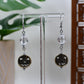 Silver Jack O' Lantern Dangle Earrings