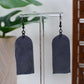 Skeleton Skull Flower Crown Arch Dangle Earrings