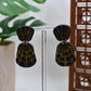 Vintage Art Deco Inspired Spiderweb Drop Stud Earrings